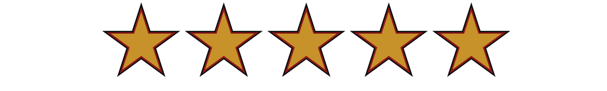 Five gold stars